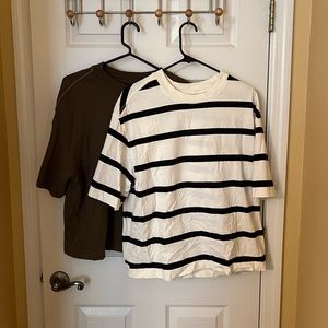 Lot of 2 Everlane Premium Weight Relaxed Tees